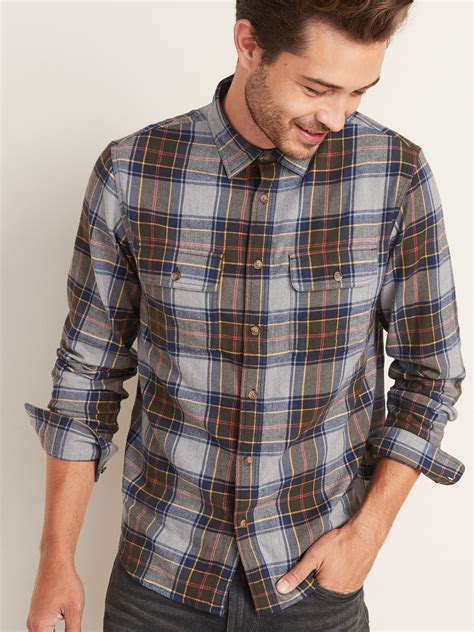 designer flannels for men